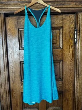 Prana Teal Racerback Dress